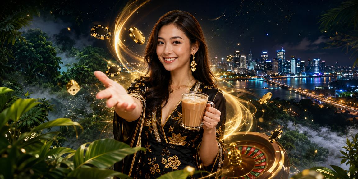 Pemain poker di Johor memeriksa kad tangan dalam sesi pertaruhan