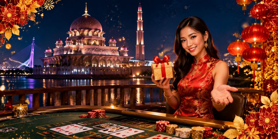 Permainan baccarat kasino langsung dengan dealer di Putrajaya Malaysia